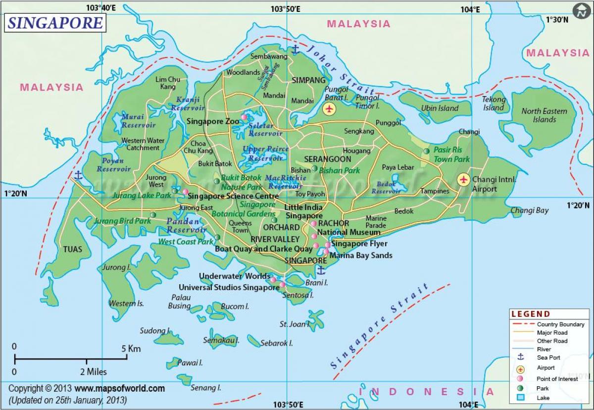 Сингапур во мапата