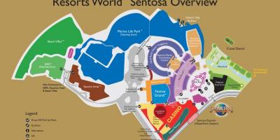Одморалишта World Sentosa мапа