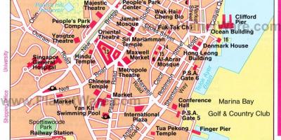 Chinatown Сингапур мапа