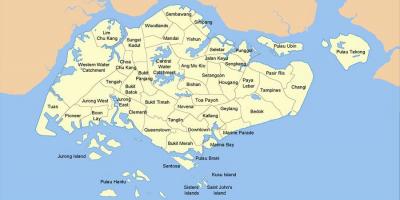 Карта на Сингапур erp